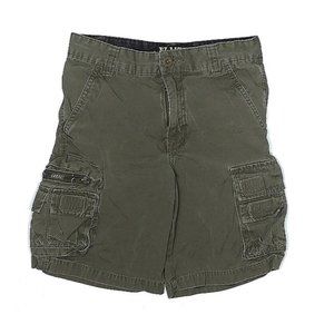 PLUGG boy cargo shorts green solid size 8